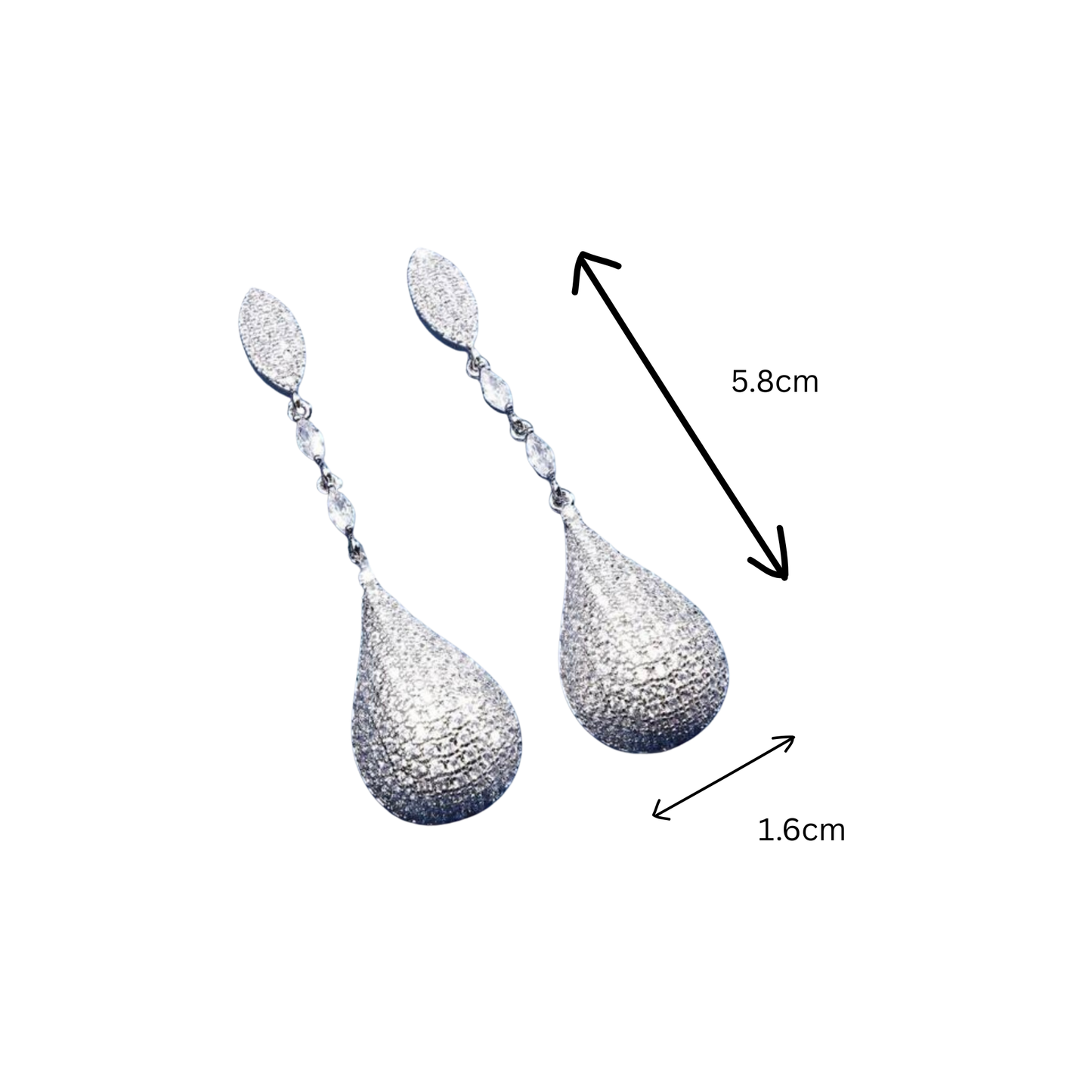 Frostline Drop Earrings