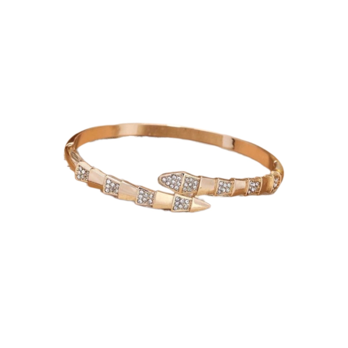 Blush Aura Bangle – Everyday Elegance in Silver & Rose Gold