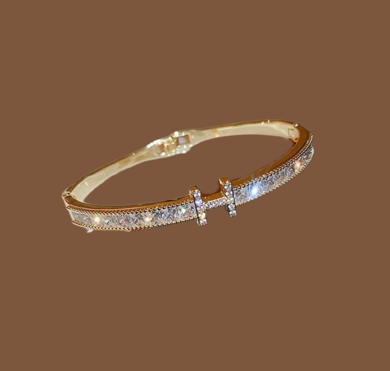 Hera Signature Bangle – Gold & Rose Gold