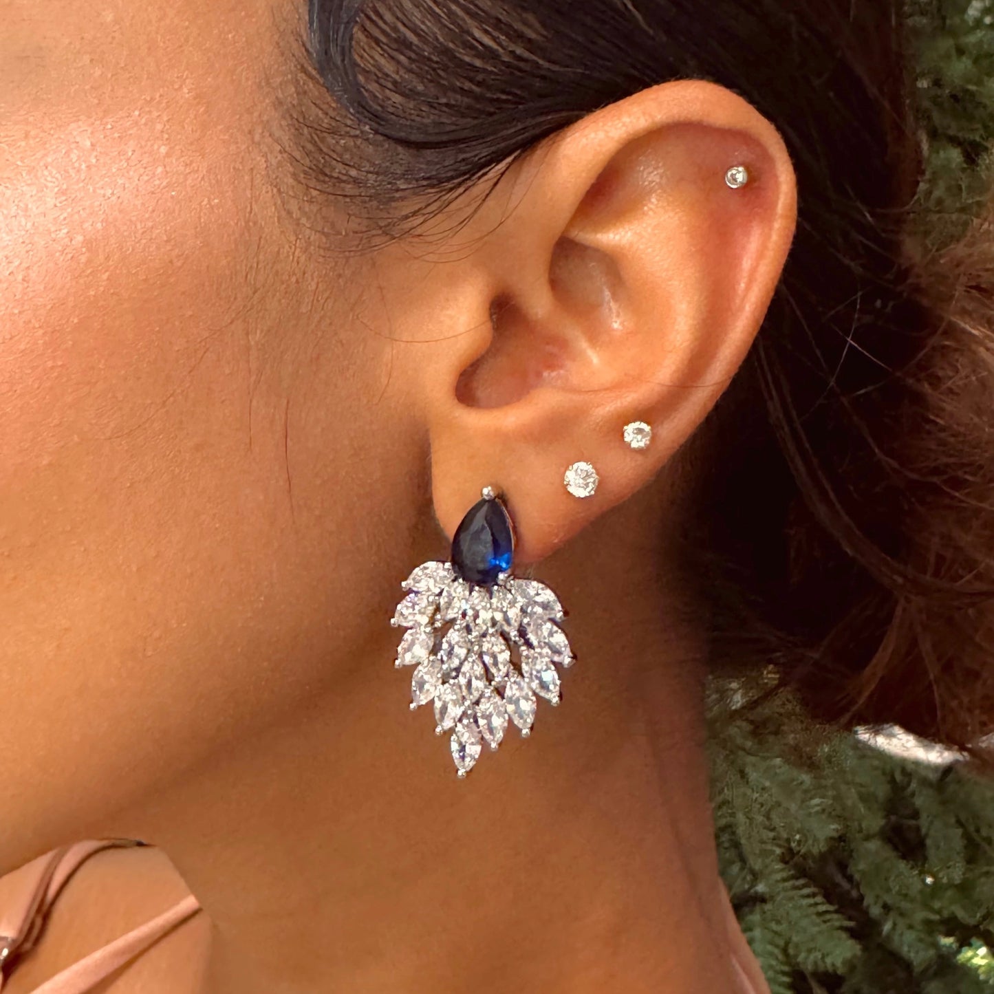 Midnight Ivy Earrings