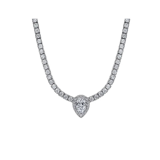 Winter Star Tennis Necklace