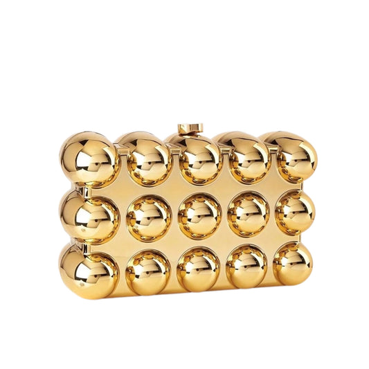 Écrin Mini Box Bag – Gold
