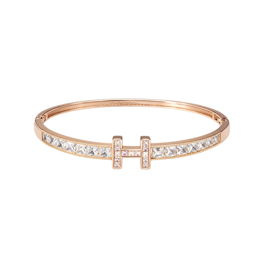Hera Signature Bangle – Gold & Rose Gold