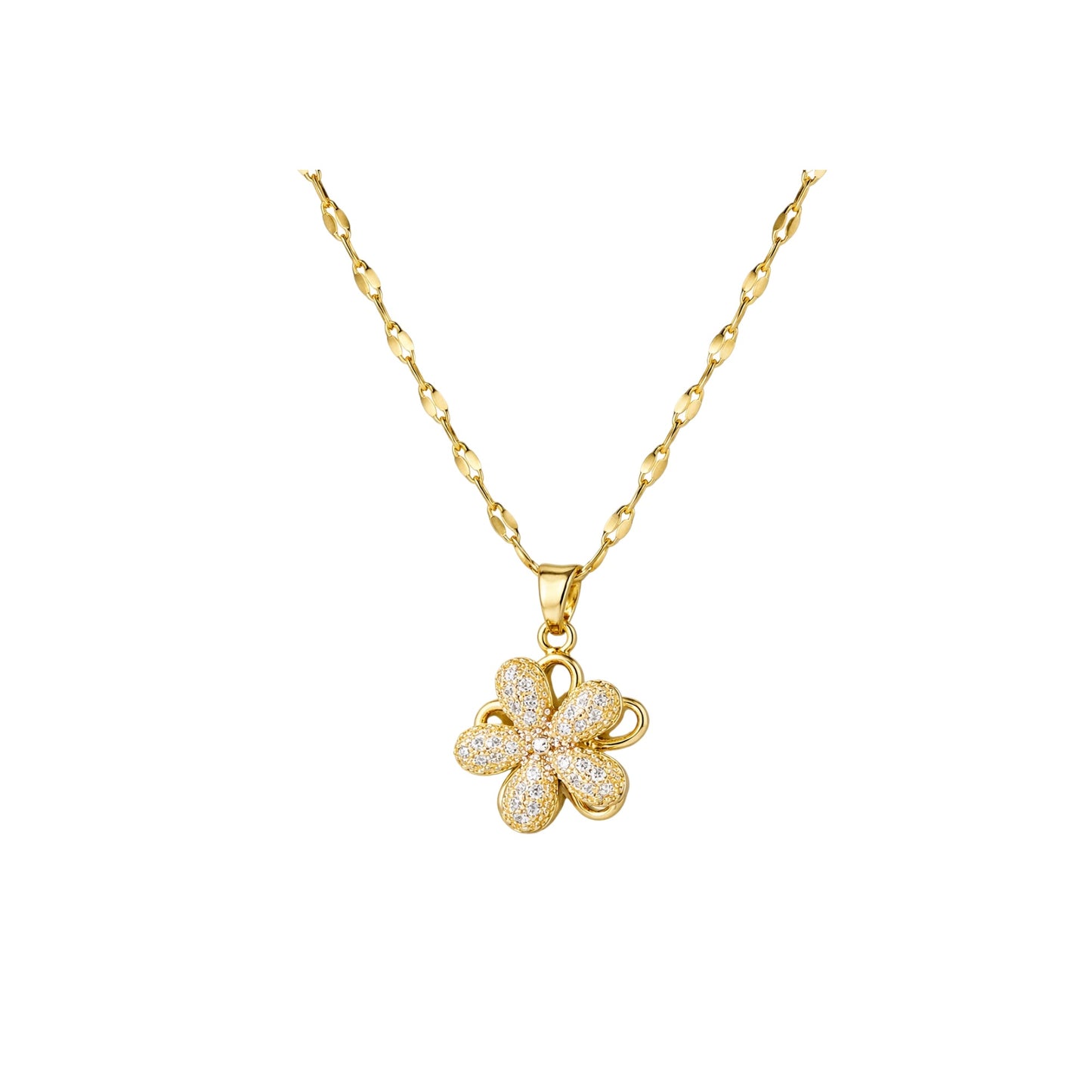 Bloom Pendant Necklace – Gold & Silver