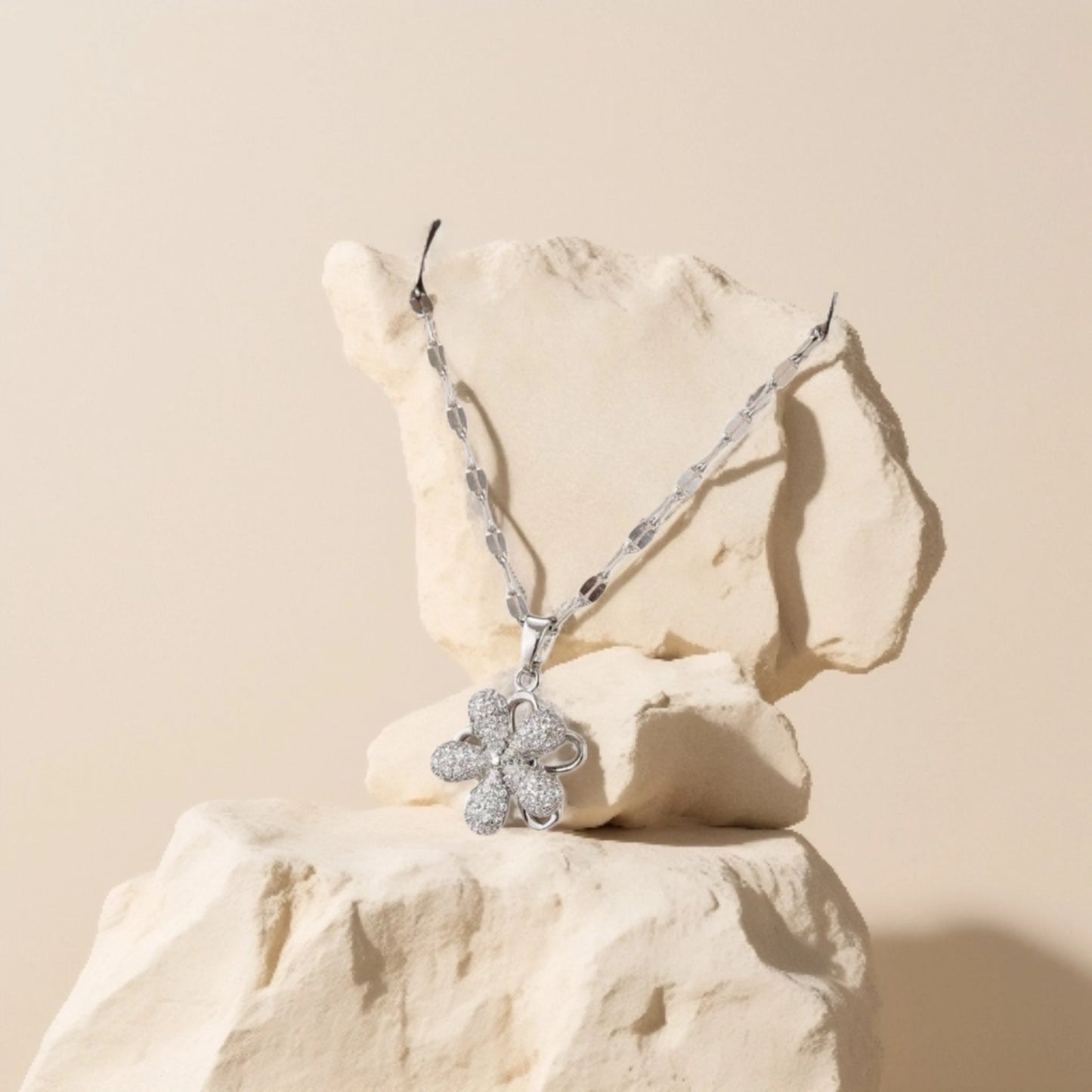 Bloom Pendant Necklace – Gold & Silver