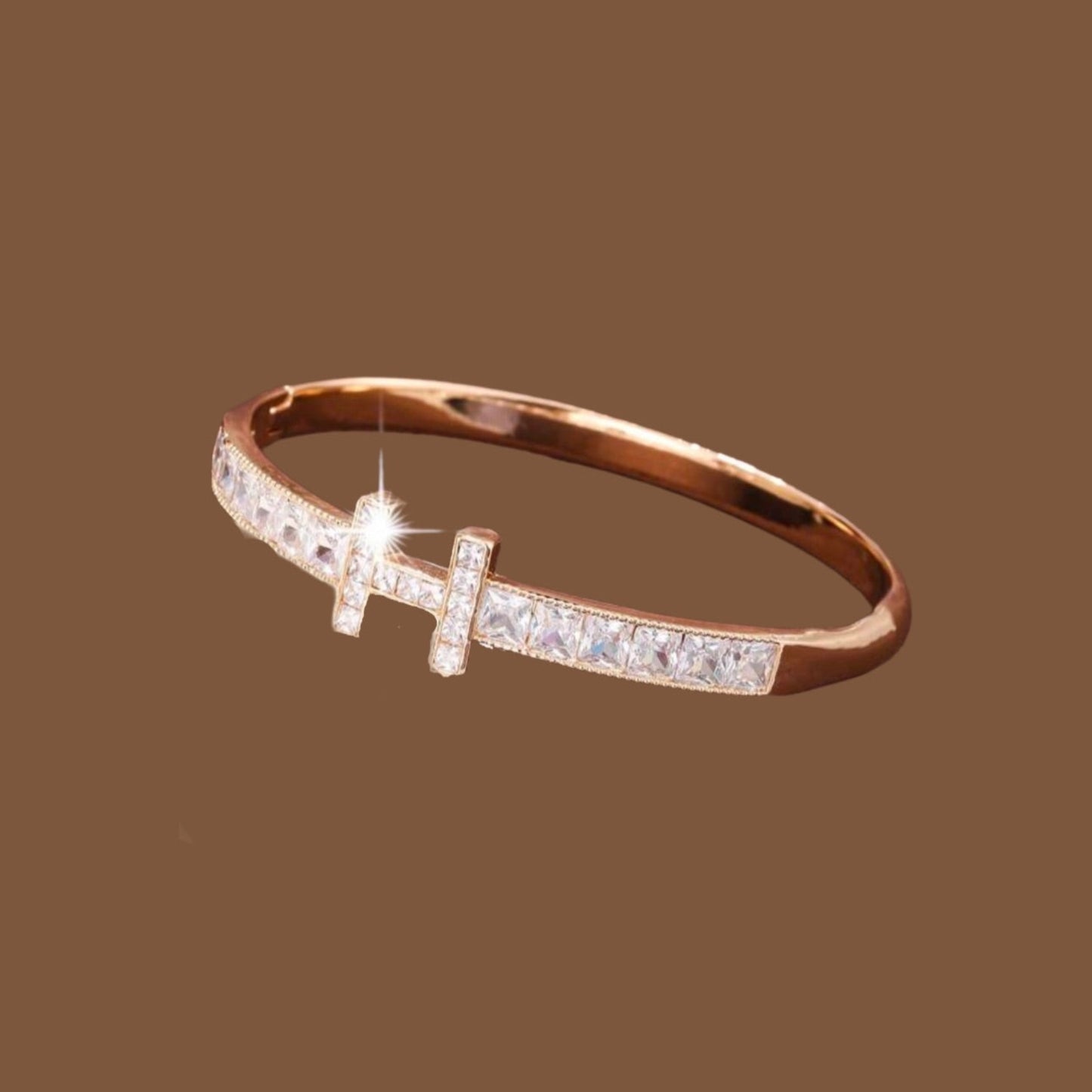 Hera Signature Bangle – Gold & Rose Gold