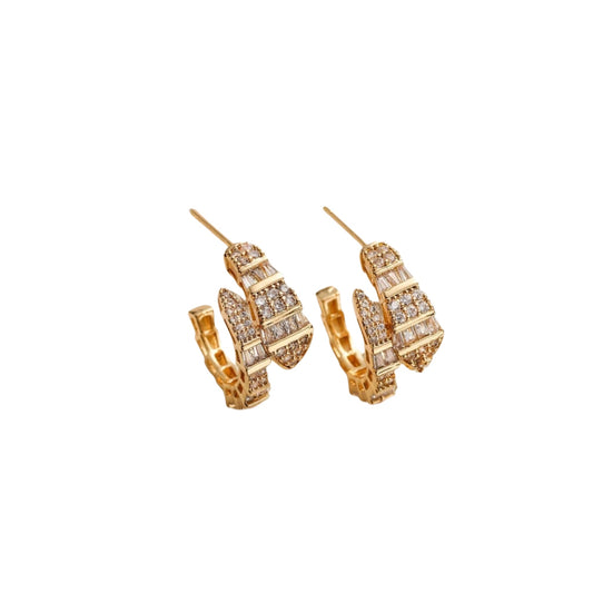 Lustra Luxe Gold Hoop Earrings